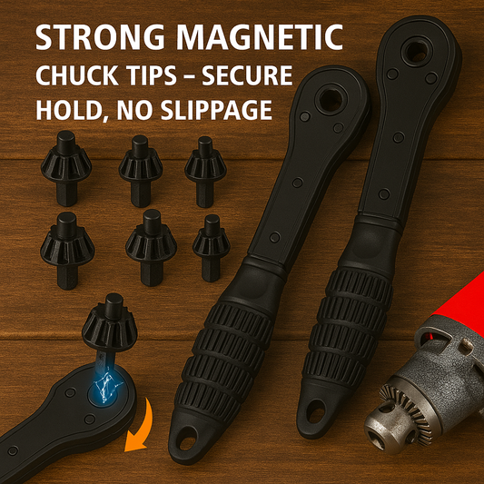 3-in-1 Ratcheting Drill Chuck Key