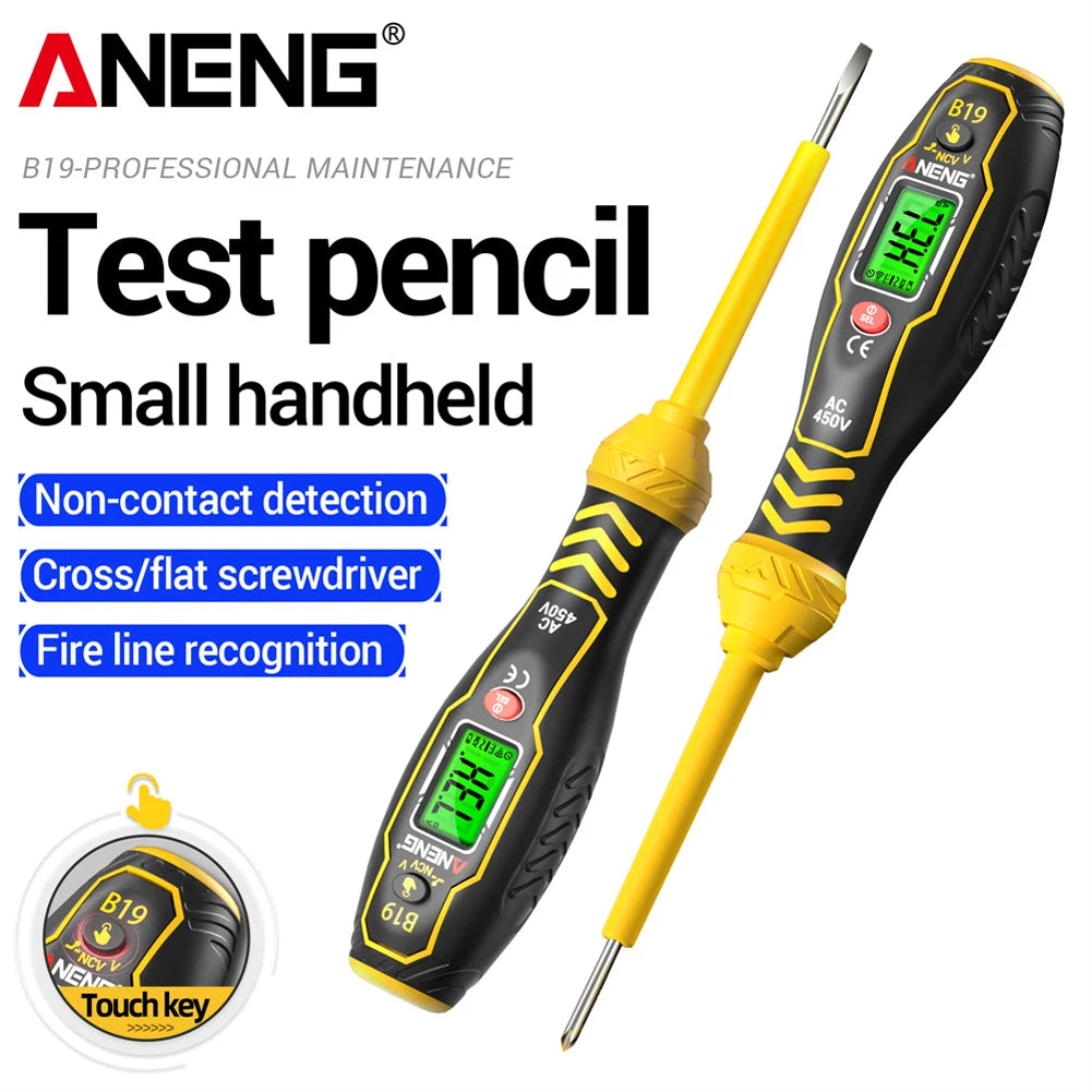 ปากกาทดสอบแรงดันไฟฟ้าแบบไม่สัมผัส – 30-1000V, สัญญาณเตือนแบบ Buzzer, ตัวค้นหาจุดขัดข้อง