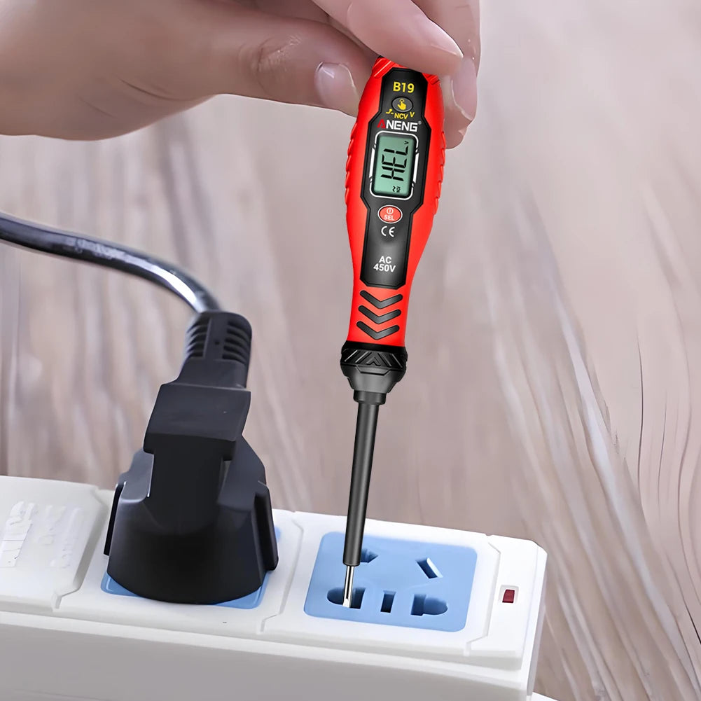 ปากกาทดสอบแรงดันไฟฟ้าแบบไม่สัมผัส – 30-1000V, สัญญาณเตือนแบบ Buzzer, ตัวค้นหาจุดขัดข้อง