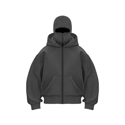 BALACLAVA ZIPPER HOODIE