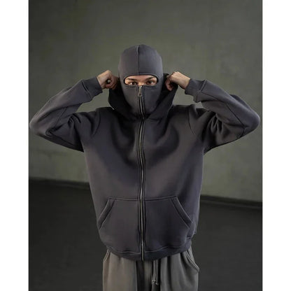 BALACLAVA ZIPPER HOODIE