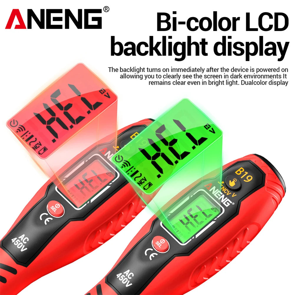 ปากกาทดสอบแรงดันไฟฟ้าแบบไม่สัมผัส – 30-1000V, สัญญาณเตือนแบบ Buzzer, ตัวค้นหาจุดขัดข้อง 
