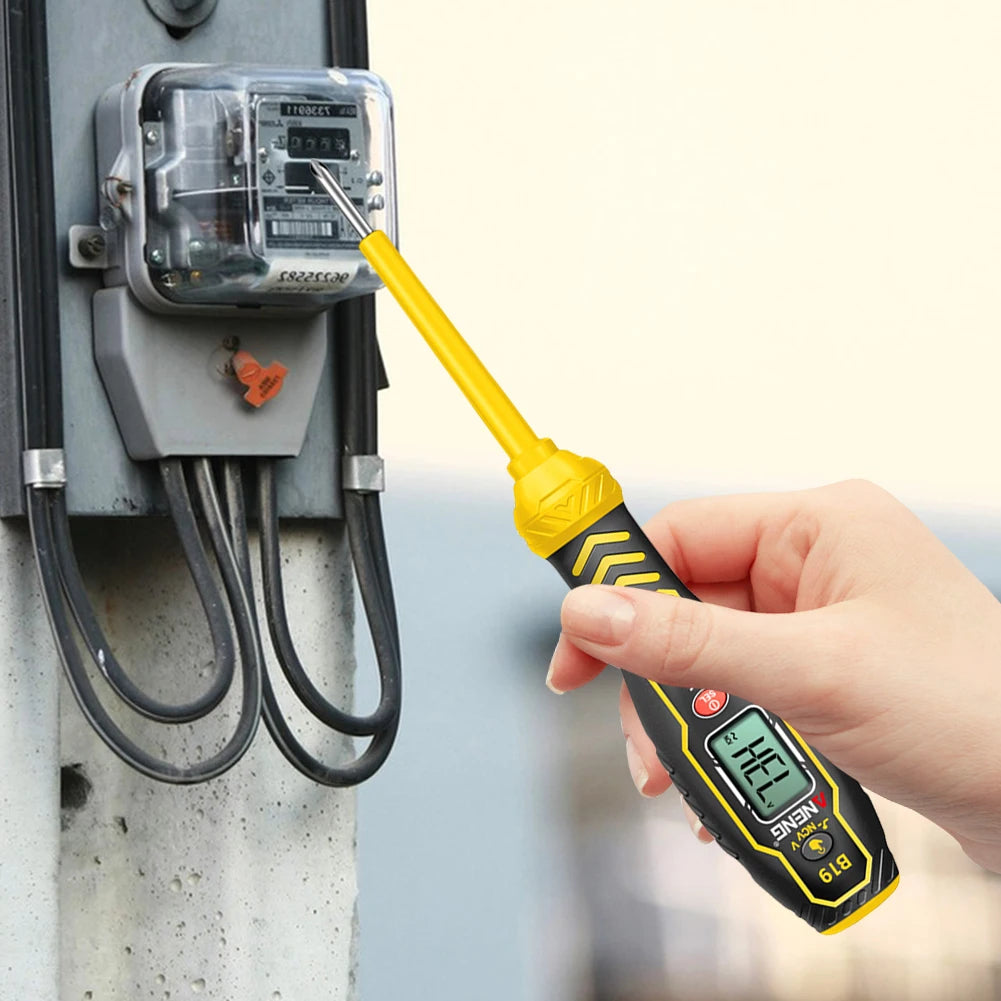 ปากกาทดสอบแรงดันไฟฟ้าแบบไม่สัมผัส – 30-1000V, สัญญาณเตือนแบบ Buzzer, ตัวค้นหาจุดขัดข้อง 